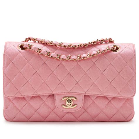 chanel classic flap small pink|Chanel medium classic flap price.